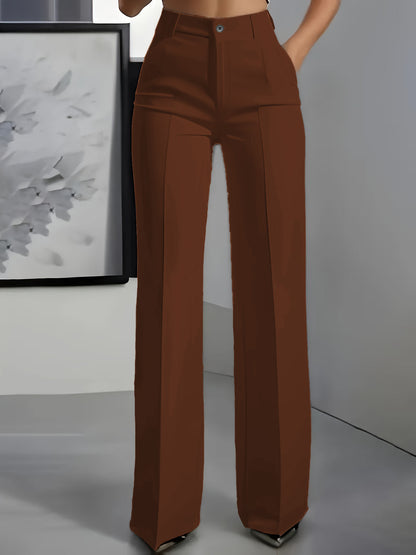Pantalon blanc femme,chic et minimaliste